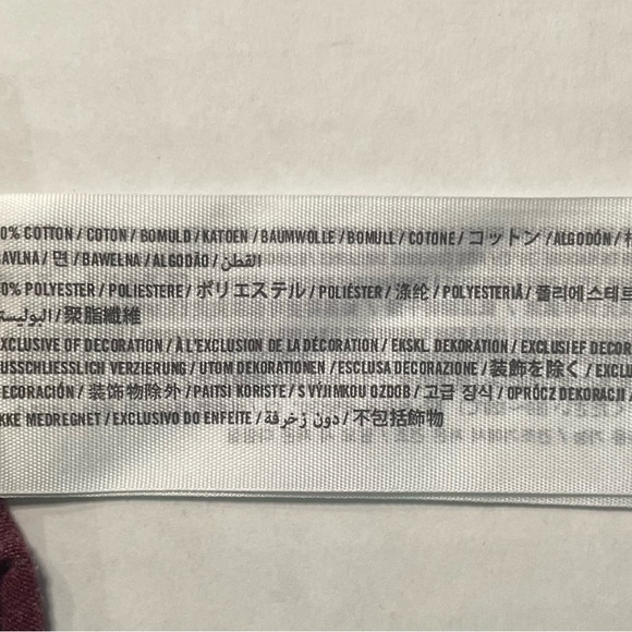 Abercrombie & Fitch Shirt Men's Size XL Muscle V-Neck Logo Maroon Short Sleeve - Picture 10 of 11